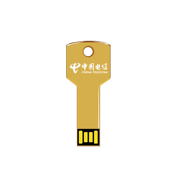 金色钥匙U盘 定制Logo